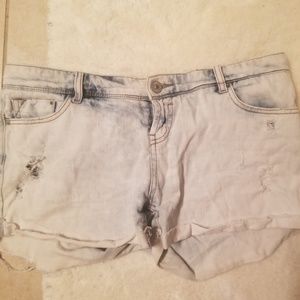 Lightwash Jean Shorts